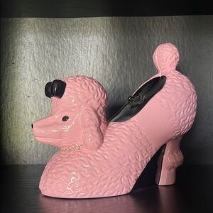Timmy Woods Pink Poodle Heels